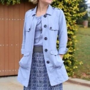 CAbi Jacket Tanner Trench Coat  Size X-Small Style 5296